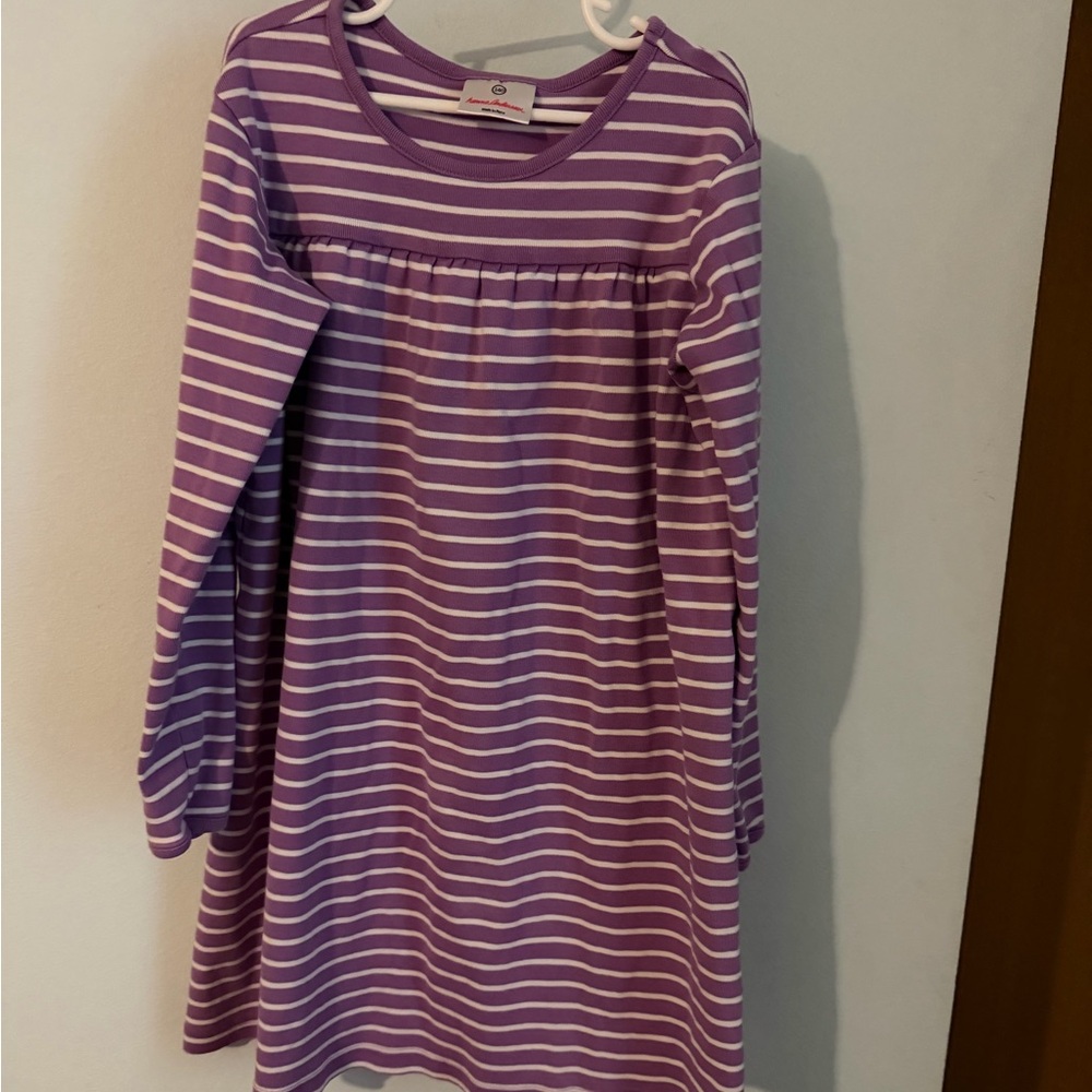 Purple stripe Hanna andersson stripe dress